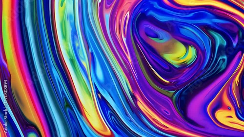 Wallpaper Mural Trippy vertical video psychedelic liquid marble effects featuring morphing organic shapes glowing colors retro inspired looping visuals Torontodigital.ca