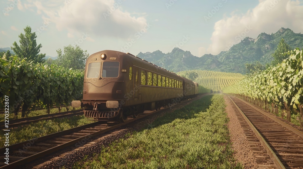 Scenic Luxury Train Ride Through Vineyards and Mountains Scenic Luxury Train Ride Through Vineyards and Mountains