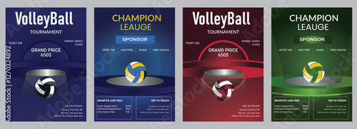 Professional Volleyball League Invitation,Volleyball Tournament Flyer Template
Modern Volleyball Event Poster Design,Sports Championship Flyer for Volleyball