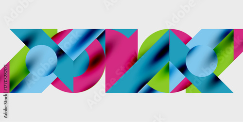 Vibrant abstract background circles with smooth gradients, creating a dynamic and modern design. Ideal for creative, tech, or contemporary-themed projects