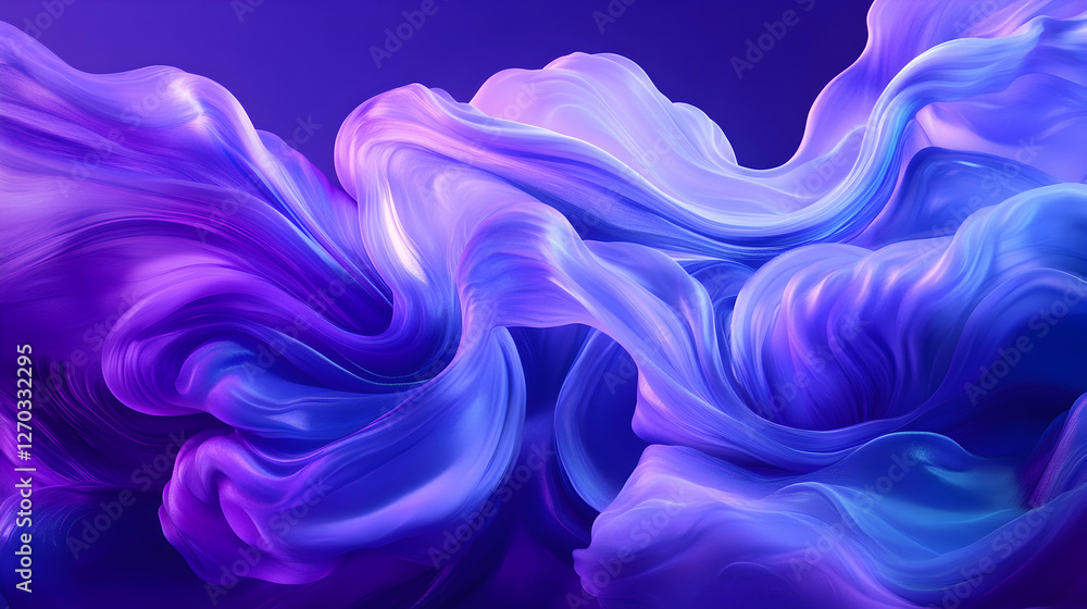 Abstract Fluid Texture Background in Purple and Blue Tones Abstract Fluid Texture Background in Purple and Blue Tones
