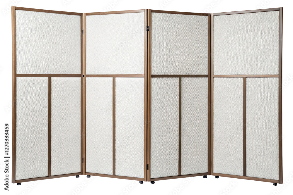 Room divider screen isolated with transparent background Room divider screen isolated with transparent background