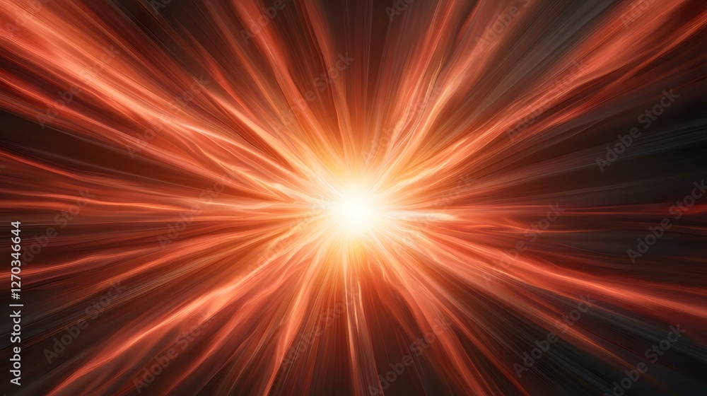 The image is an abstract representation of a bright, radiant light emanating outwards, with streaks of orange and red creating a dynamic, explosive effect. The image is an abstract representation of a bright, radiant light emanating outwards, with streaks of orange and red creating a dynamic, explosive effect.