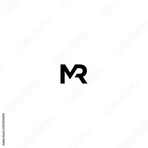 m r letter combination vector logo company design