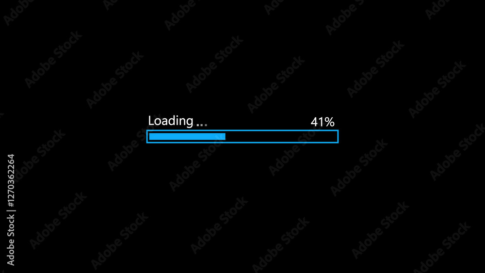 neon glow loading bar illustration neon glow loading bar illustration