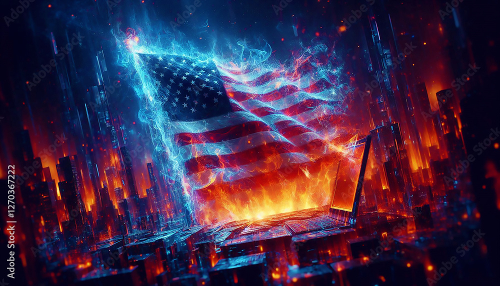 From Digital Ashes, the Stars and Stripes Rise Again 🇺🇸 From Digital Ashes, the Stars and Stripes Rise Again 🇺🇸