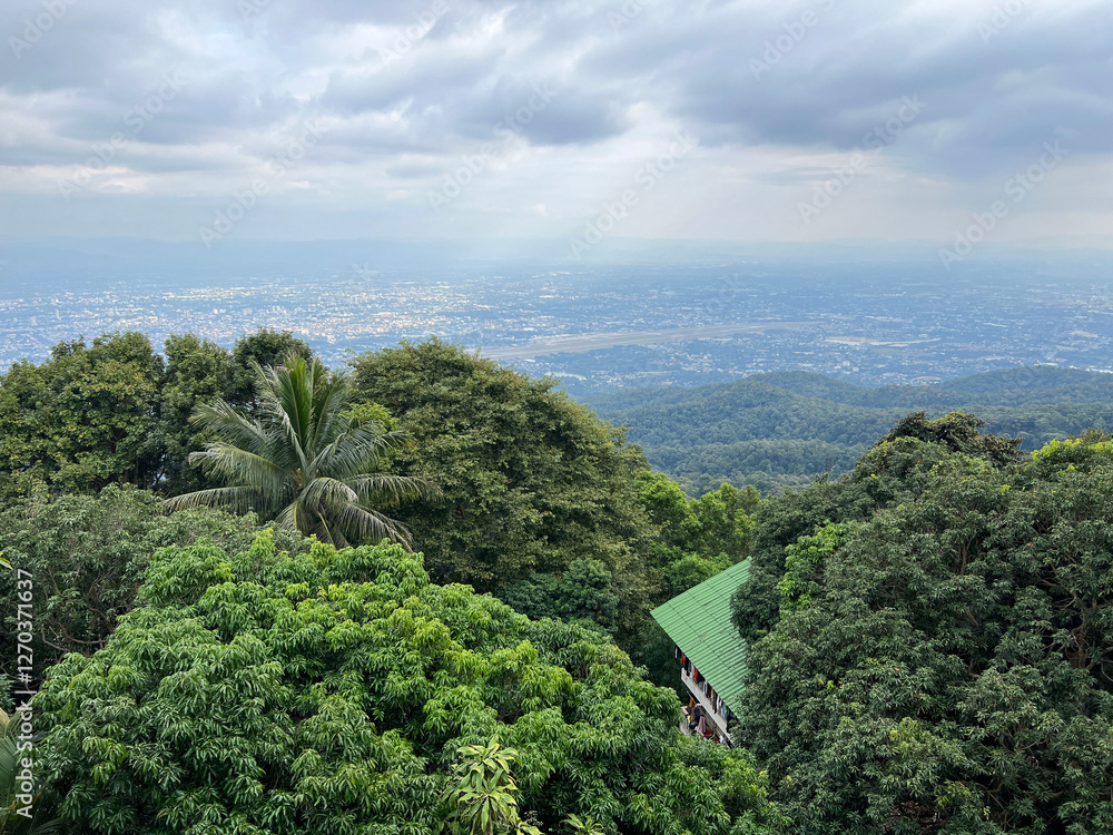 View from Wat Phra That Doi Suthep in Chang Mai