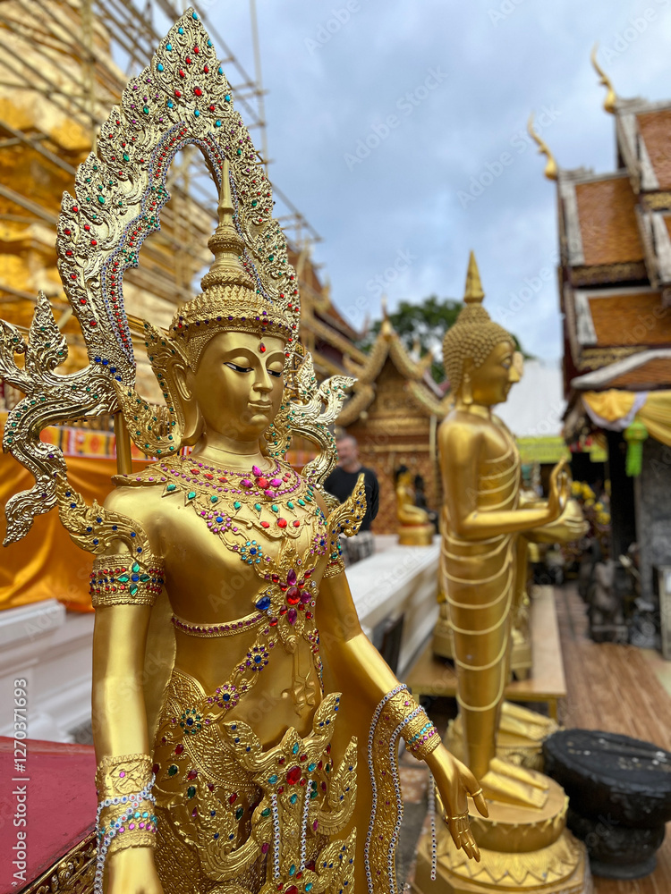 Buddha statues at Wat Phra That Doi Suthep