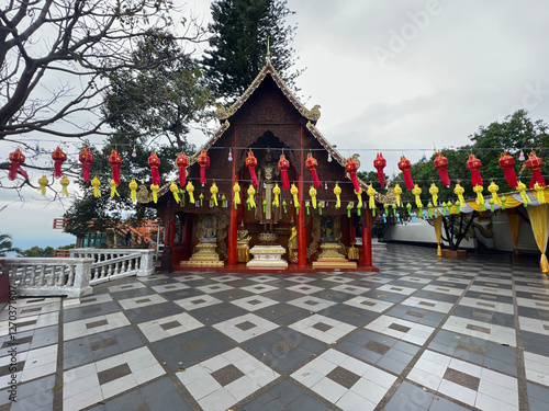 Obraz na płótnie Wat Phra That Doi Suthep in Chang Mai w salonie