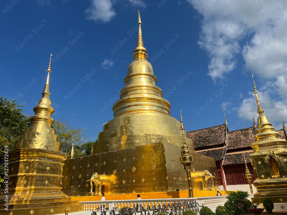 Wat Phra Singh Woramahawihan Buddhist temple in Chiang Mai