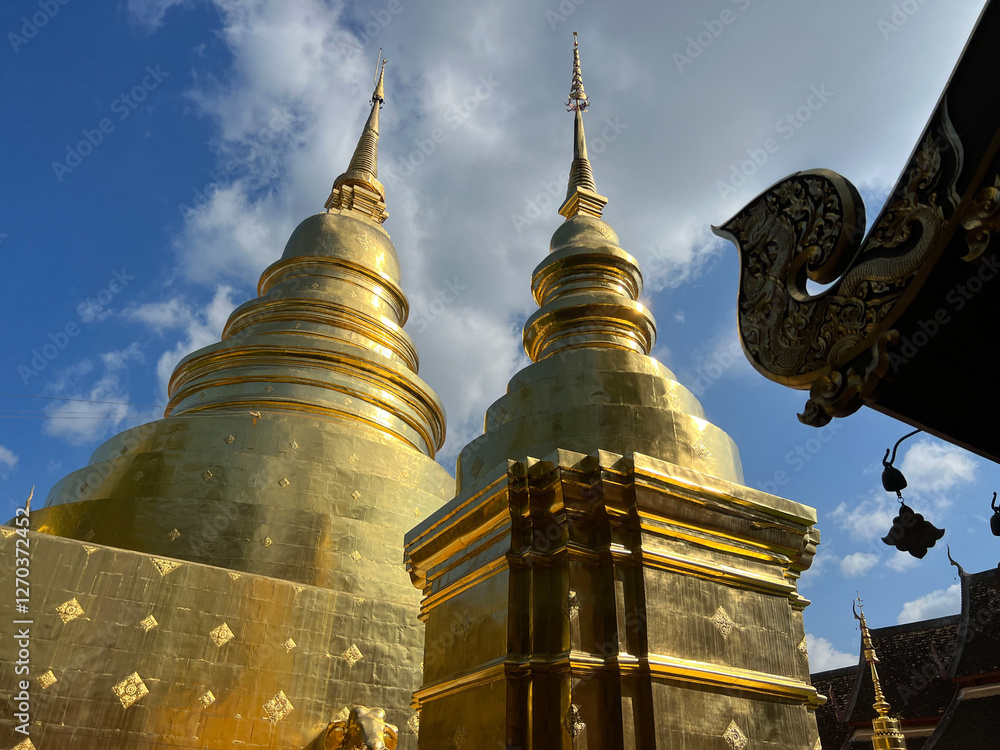 Wat Phra Singh Woramahawihan Buddhist temple in Chiang Mai