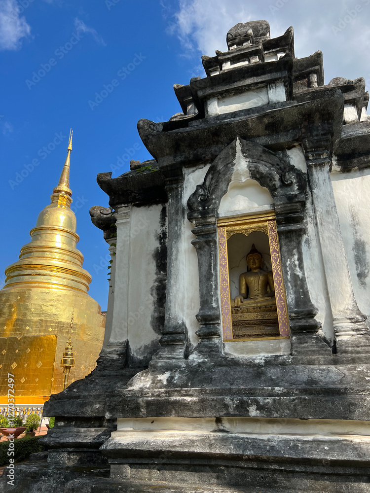 Wat Phra Singh Woramahawihan Buddhist temple in Chiang Mai
