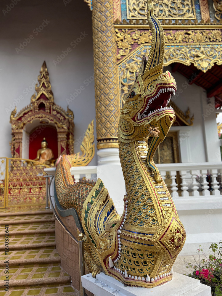 Wat Phra Singh Woramahawihan Buddhist temple in Chiang Mai