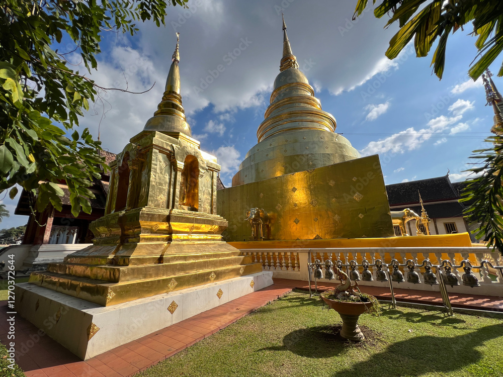 Wat Phra Singh Woramahawihan Buddhist temple in Chiang Mai