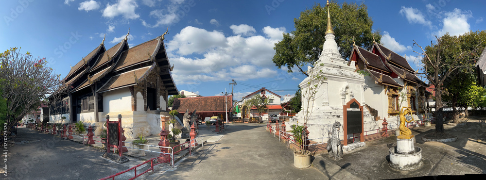 Panorama from Wat Prasat Buddhist temple
