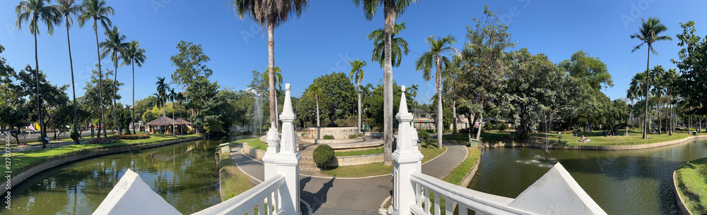 Panorama from Buak Hard Public Park in Chiang Mai