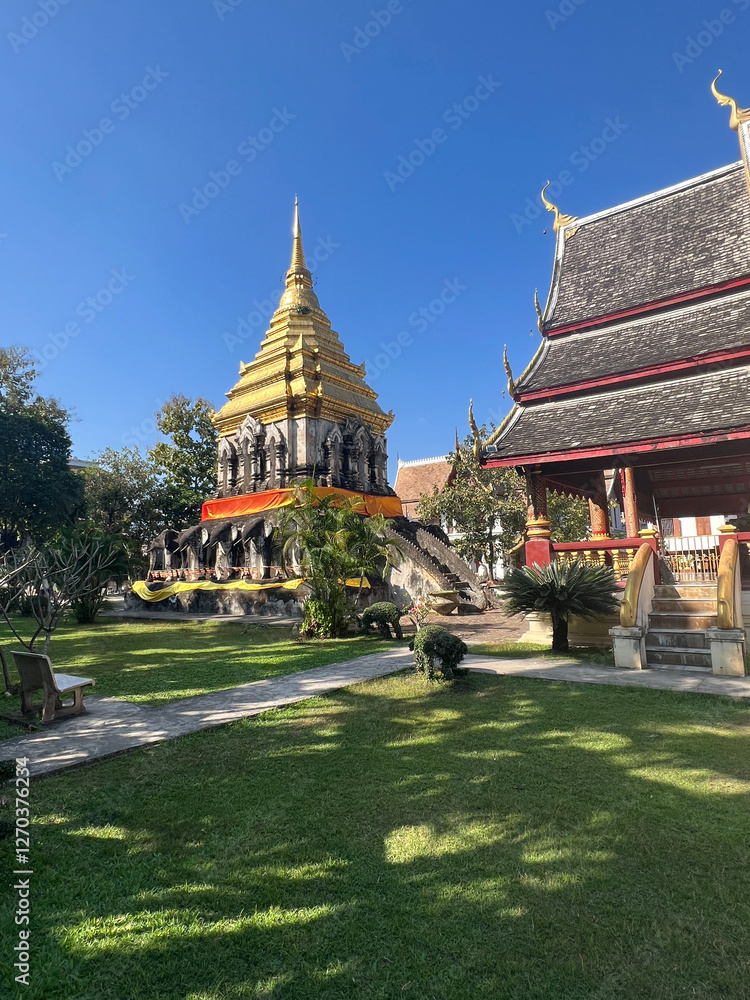 Wat Chiang Mun Buddhist temple in Chiang Mai