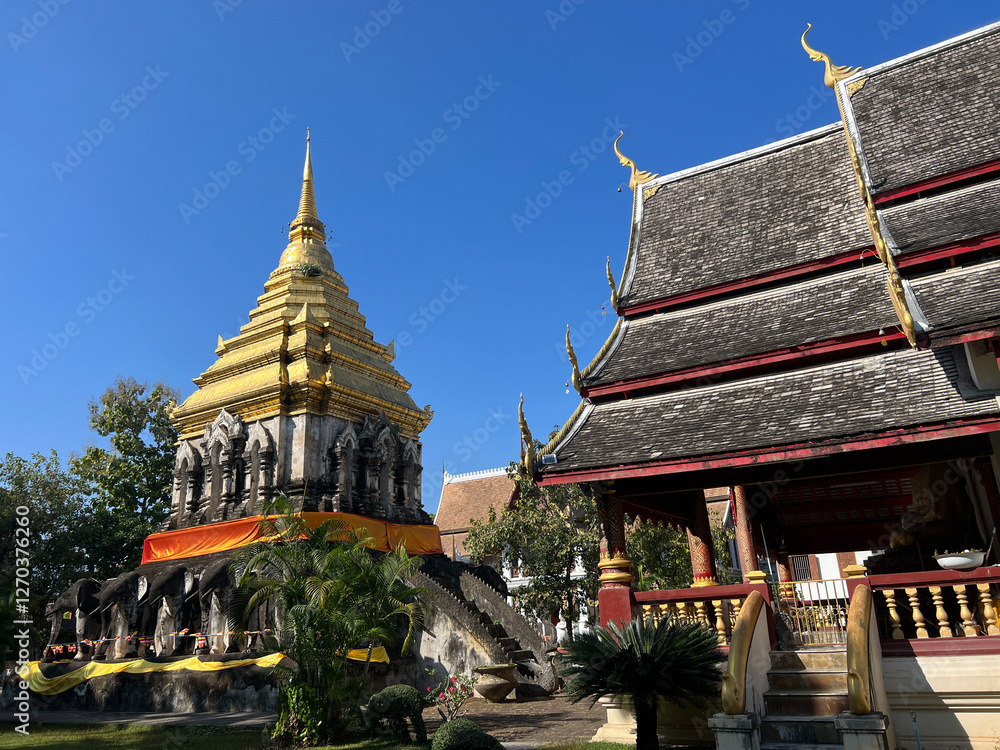 Wat Chiang Mun Buddhist temple in Chiang Mai