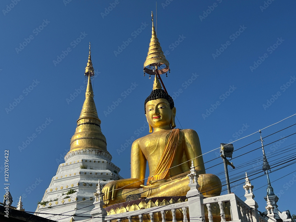 Wat Chiang Yeun Buddhist temple in Chiang Mai