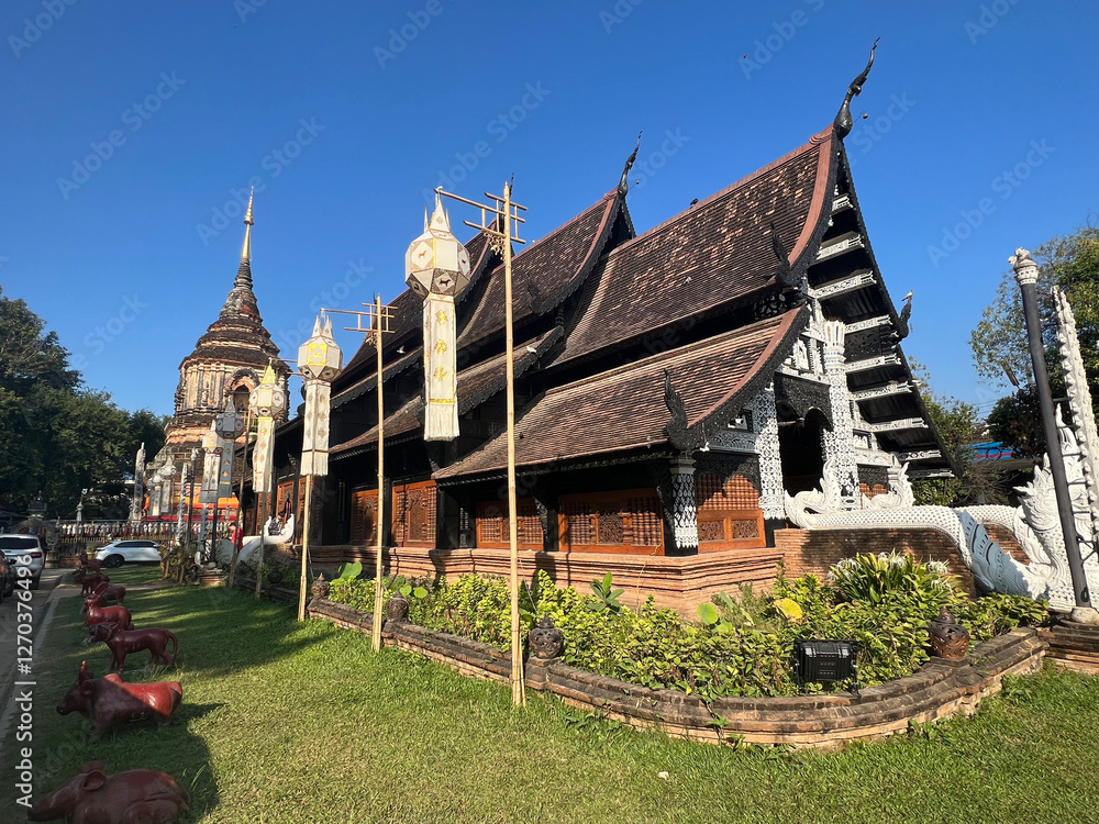 Wat Lok Molee Buddhist temple in Chiang Mai