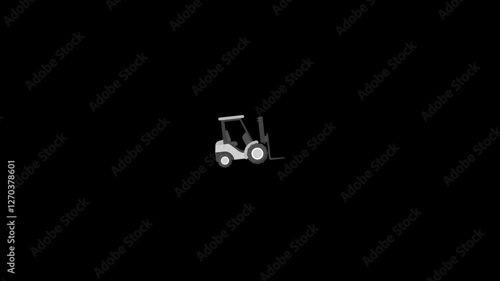 forklift icon animation forklift icon animation