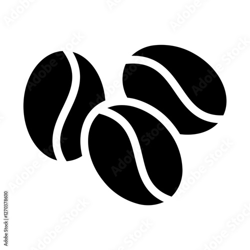 coffee bean Solid icon