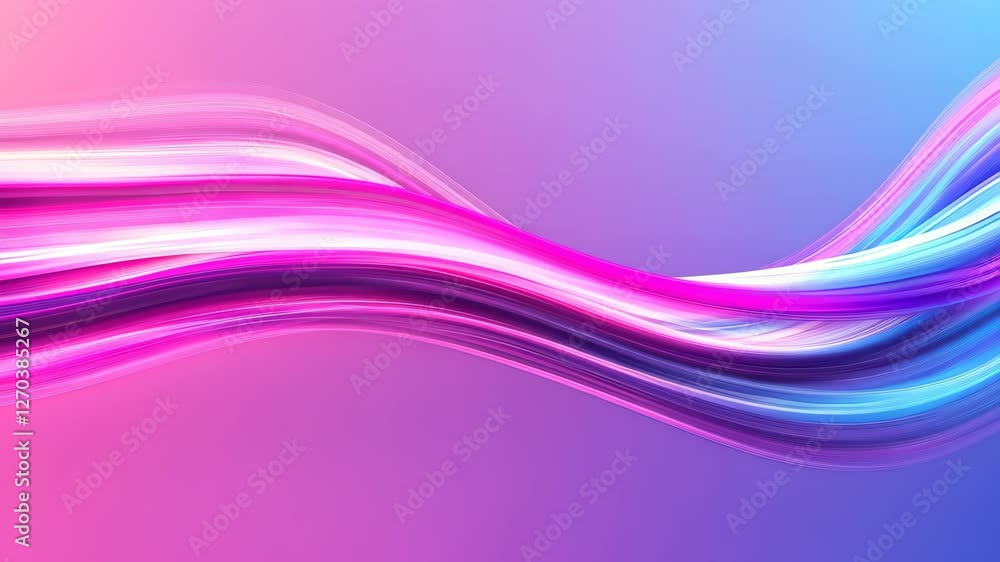 Abstract 3D Animation Background Featuring Flowing Pink and Blue Neon Waves in a Smooth Gradient Design Creating a Futuristic and Lively Visual Ideal for Modern Digital Art and Trendy Concepts Abstract 3D Animation Background Featuring Flowing Pink and Blue Neon Waves in a Smooth Gradient Design Creating a Futuristic and Lively Visual Ideal for Modern Digital Art and Trendy Concepts