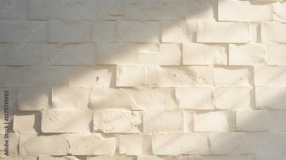 Fototapeta premium brick light white texture