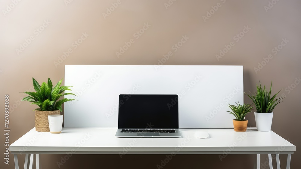 Obraz premium sleek desk table top