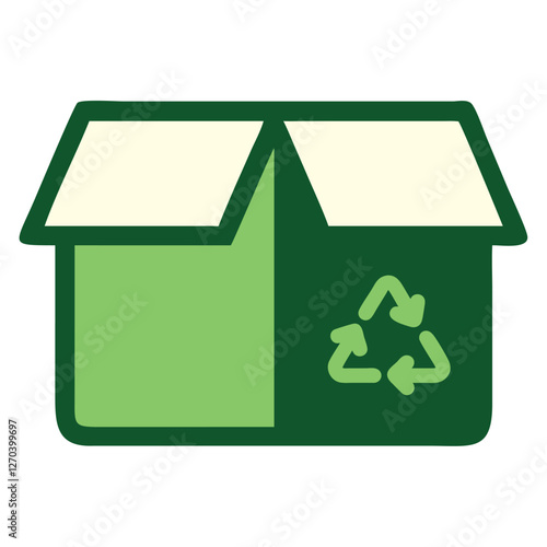 Recycled Packaging Icon