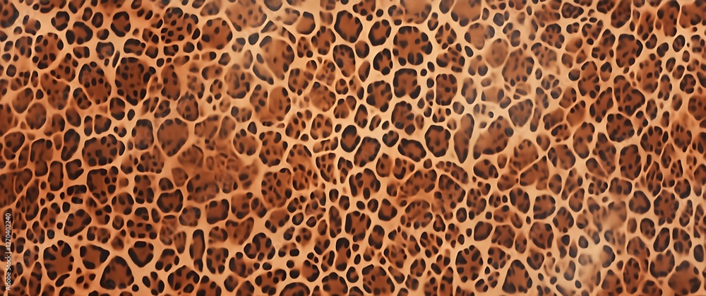 Wild Rosette: A Stunning Leopard Print Design