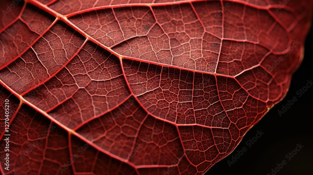 Obraz premium dried leaf veins