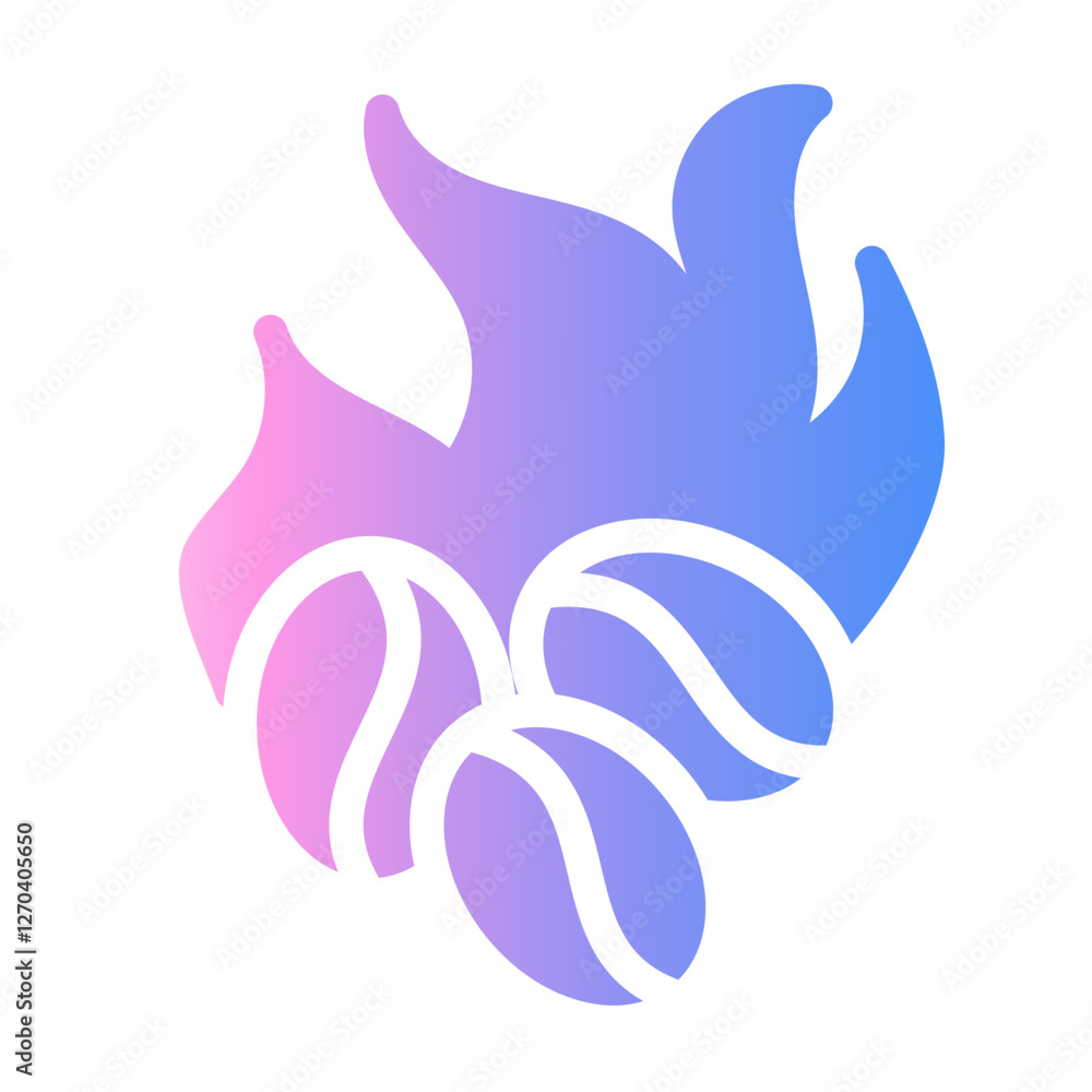 coffee roasting Gradient icon coffee roasting Gradient icon