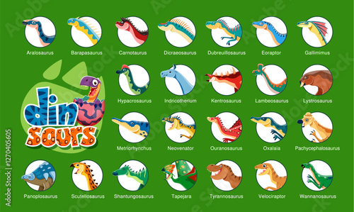 Cartoon prehistoric dinosaurs infographics of dino animals evolution during paleozoic, mesozoic and cenozoic Earth geological eras. Vector tyrannosaurus, velociraptor, carnotaurus and eoraptor diagram