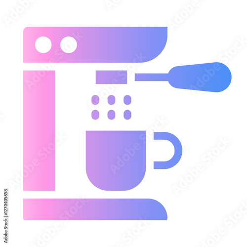 coffee machine Gradient icon