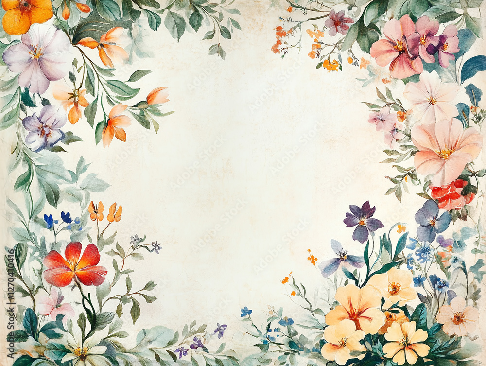 Obraz premium spring background with flowers