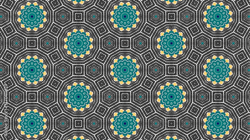 Floral abstract textile pattern vector design.