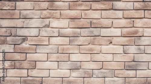 Wallpaper Mural beige light brick texture Torontodigital.ca
