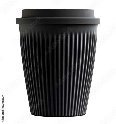 Wallpaper Mural Black coffee to go cup isolated on transparent background Torontodigital.ca
