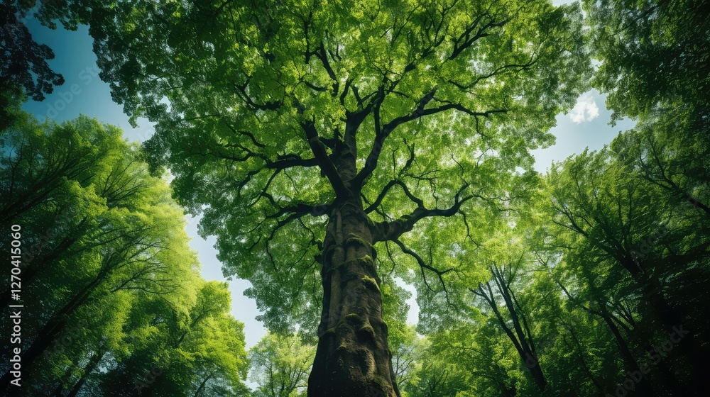 Fototapeta premium canopy tall tree