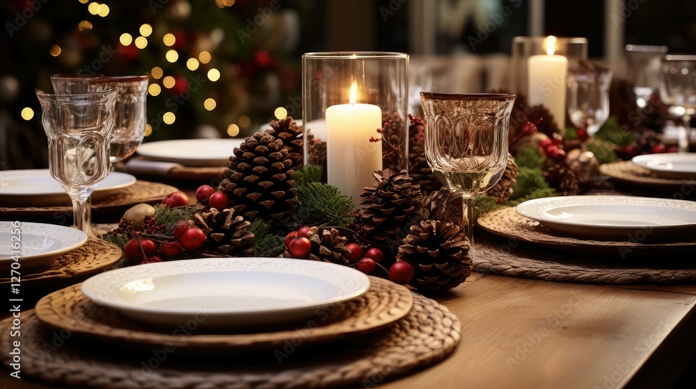burlap holiday table setting burlap holiday table setting