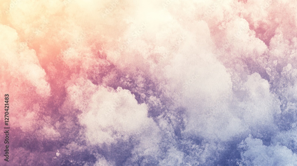 Dreamy Pastel Cloudscape: A Serene Watercolor Sky Dreamy Pastel Cloudscape: A Serene Watercolor Sky