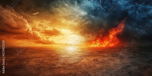 Environmental Impact of Climate Change Depicted in a Powerful Scene