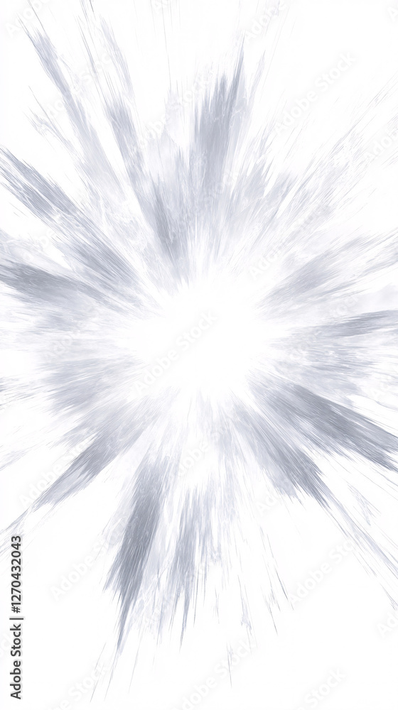 Fototapeta premium abstract white gray explosion burst background for design