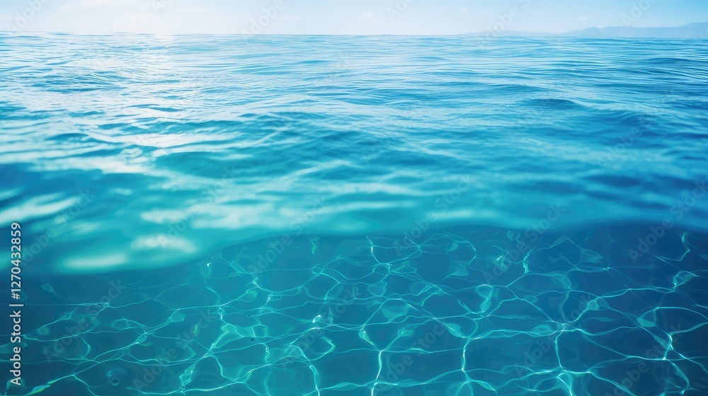 Obraz premium water blue gradients