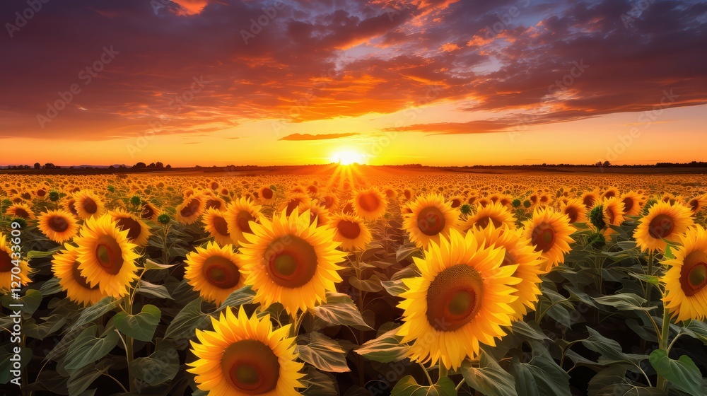 Obraz premium twilight sun setting