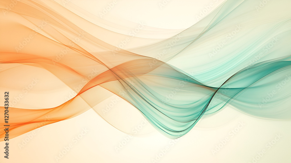 Modern Fluid Art with Gradient Silk Effects,Abstract Motion Waves with Smooth Transparency Modern Fluid Art with Gradient Silk Effects,Abstract Motion Waves with Smooth Transparency