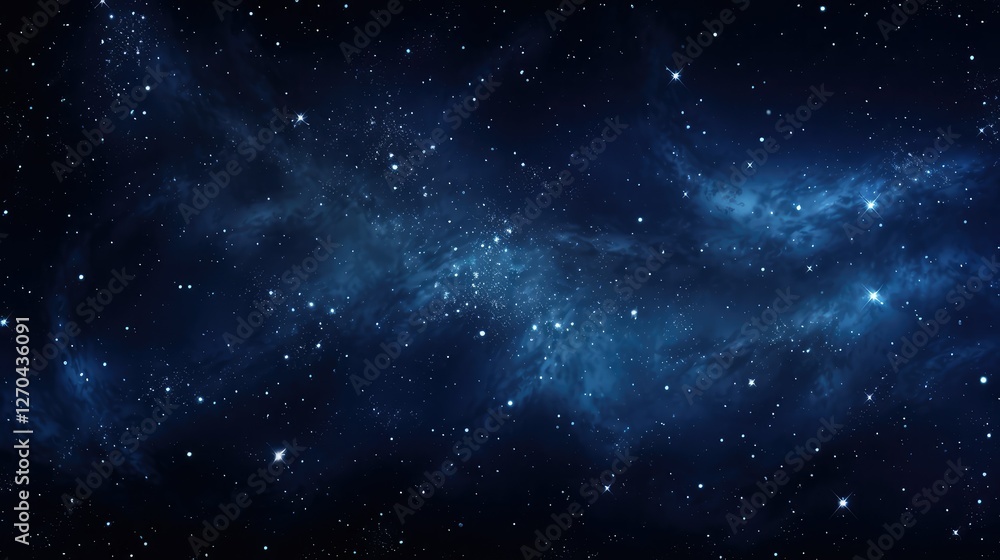 Fototapeta premium galaxy stars on black background
