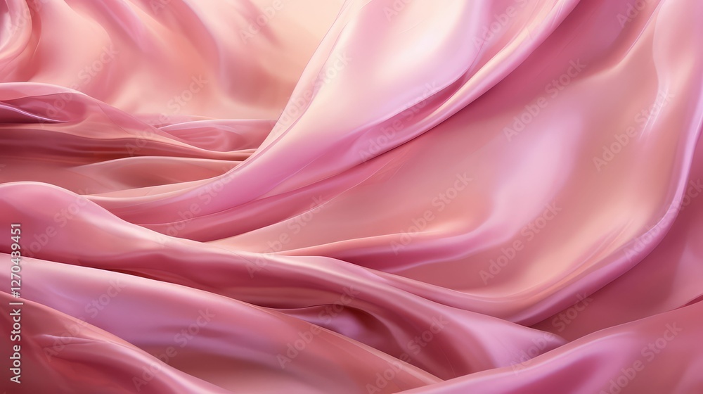 Obraz premium metallic pink silk background