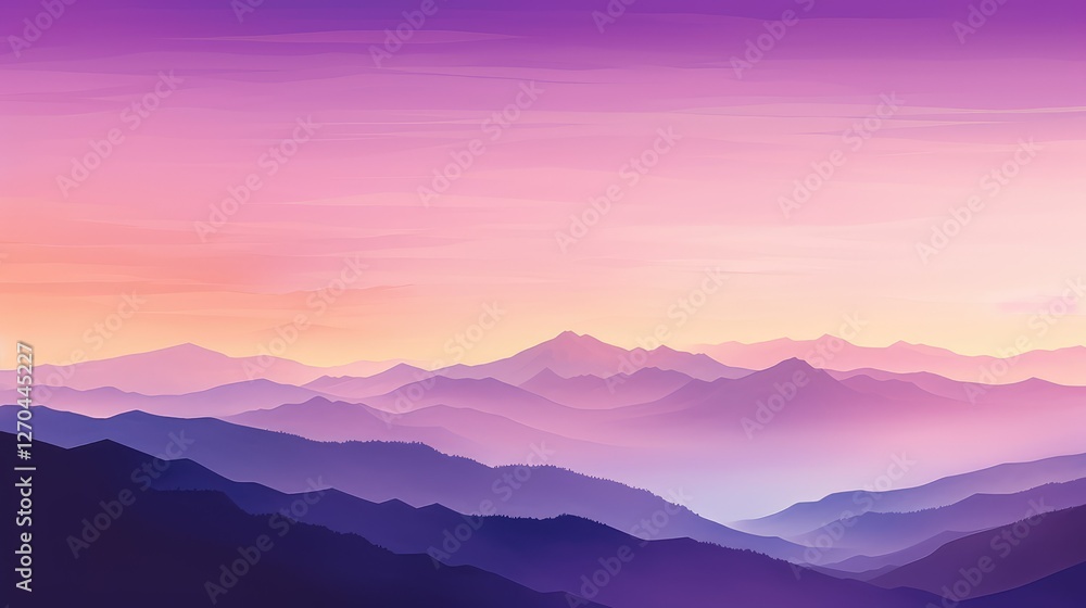 Obraz premium photograph purple yellow gradient